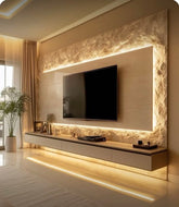 Stoneface Media Wall W300cm x H 220cm